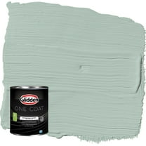 Glidden One Coat Aquamarine Dream / Blue Semi-Gloss Interior Paint with Primer, 1 Quart