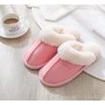 thumbnail image 5 of Pantuflas de mujer con espuma viscoelástica, suaves y sin cordones, forradas de gamuza y suela antideslizante, para interior y exterior., 5 of 5