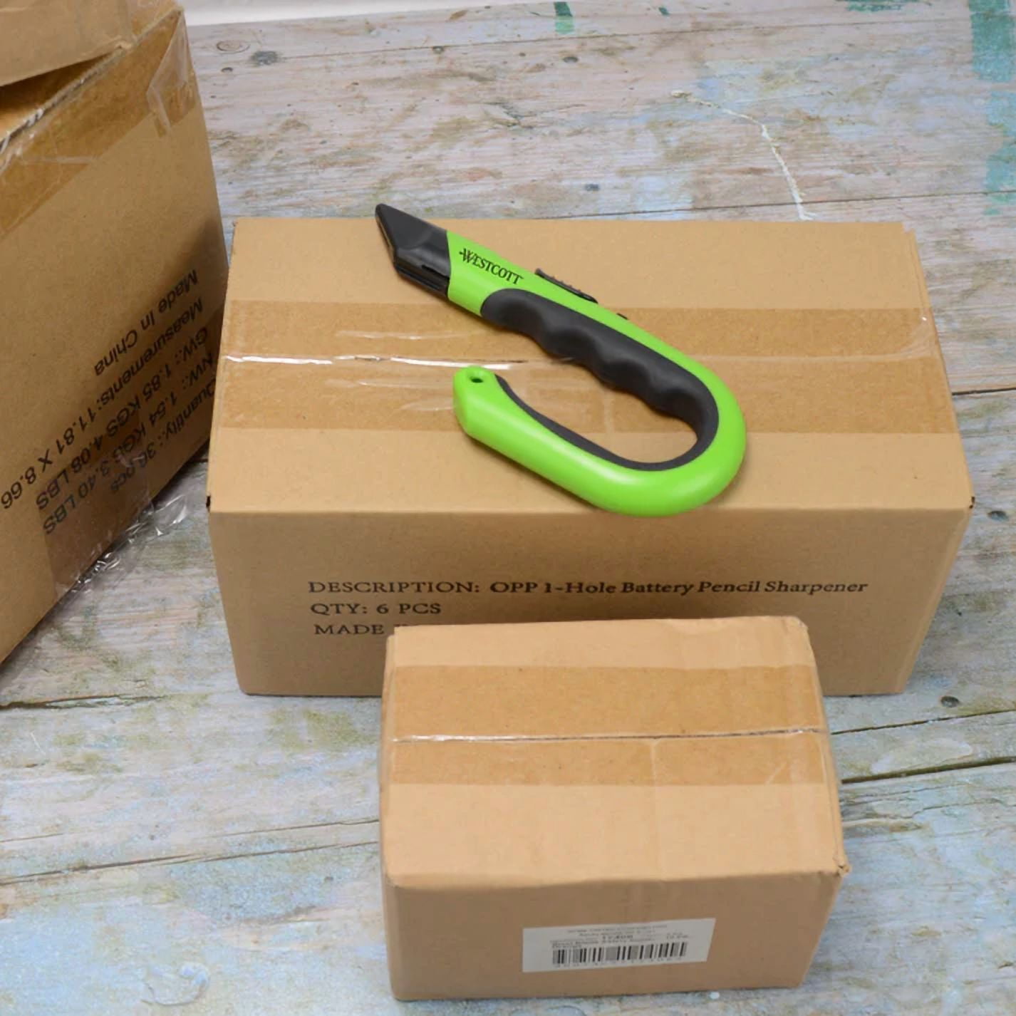 Westcott J Hook Ceramic Safety Cutter with Ergonomic Handle