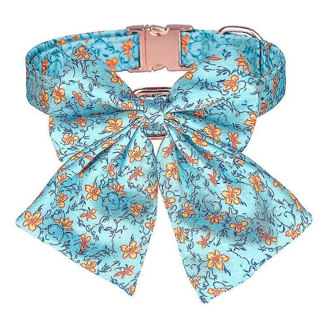 A Variety Of Flower Patterns Female Pet Dog Collar With Flowers---Product code 35621