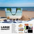 thumbnail image 5 of Pofeuu Starfish in Beach Print Beach Bag,Waterproof Sandproof Beach Tote Bag, Large Capacity Foldable Beach Bags for Women, 5 of 7