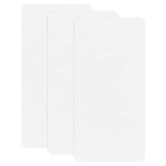 Uxcell 3-Pack Polyester Repair Patches, 7.9 x 3.9" Self-Adhesive Fabric Repair Patches for Sofas, White
