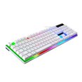 thumbnail image 4 of COOPHYA Back to School Lighted Up Keyboard 1Set Plastic White Compact Wired Connection, 4 of 8