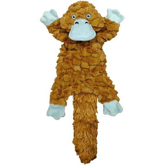Jolly Pets Fat Tail Small Platypus, Tug and Toss Toy For Dogs