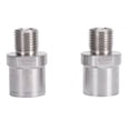 thumbnail image 2 of Convertir 1 Par De Adaptadores De Pedal De Bicicleta, Rosca Macho De Acero Inoxidable De 1/2 Pulgadas A Rosca Hembra, Extensores De Pedal De Bicicleta De 9/16 Pulgadas Para, 2 of 7