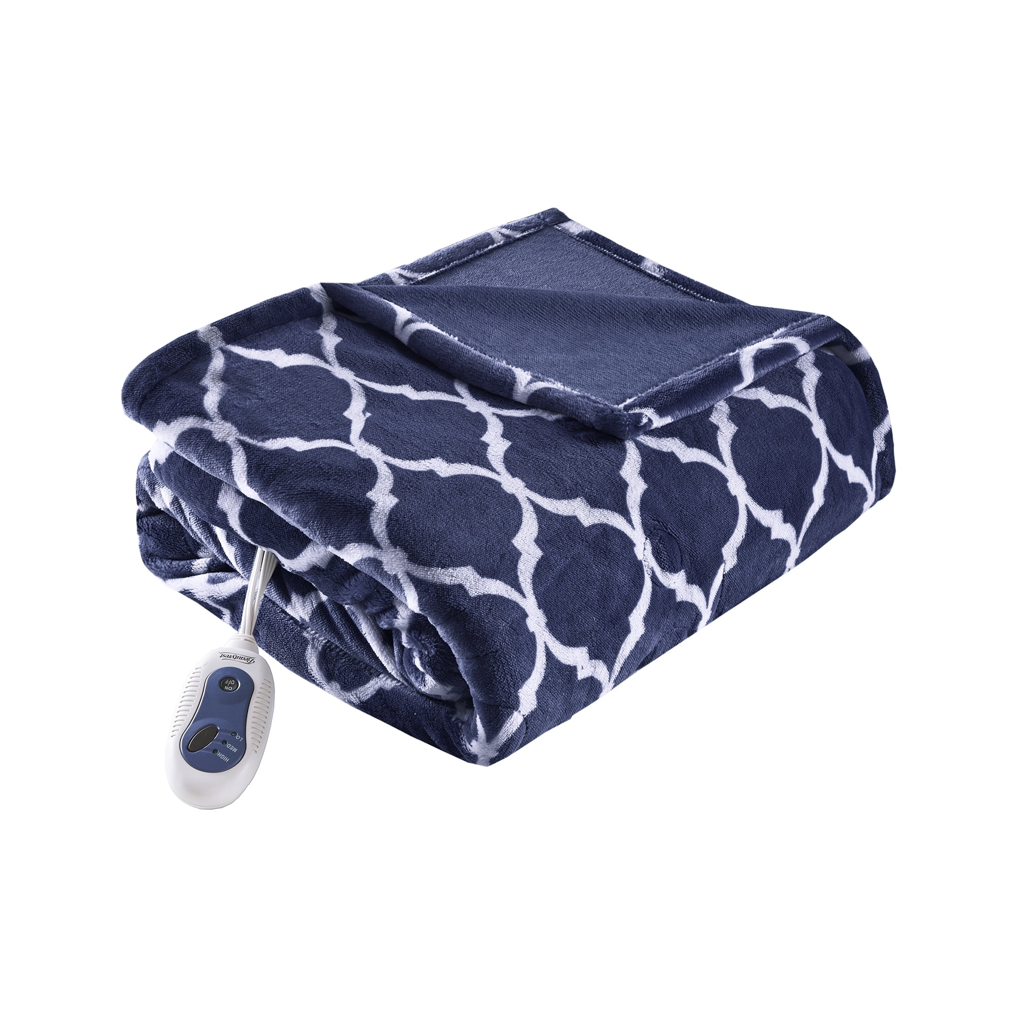 beautyrest ogee heated oversized throw