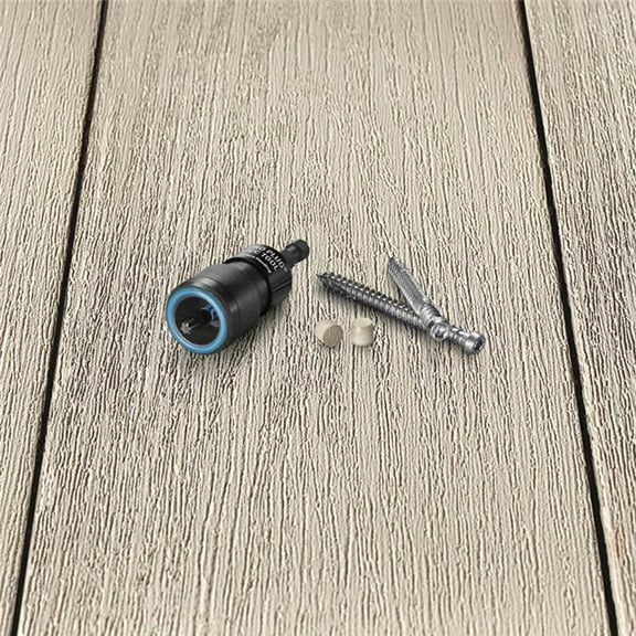 Wolf No. 10 x 2.75 in. Star Trim Head Epoxy Coated Carbon Steel Deck Screws & Plugs Kit