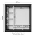 thumbnail image 4 of Ropero Closet Madesa 3 Puertas NG, 4 of 5