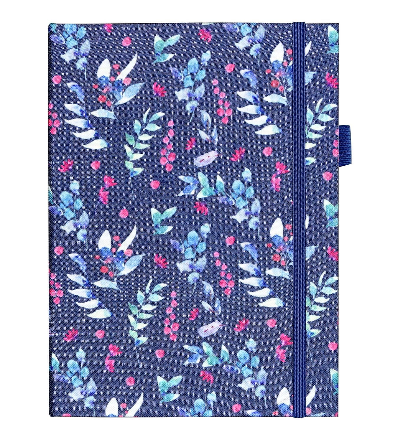 Hilroy Fabric Floral 6x8 Journal