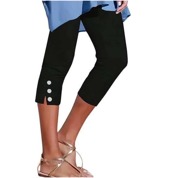 Xunlbb Yoga Pants for Women Lightweight Breathable Womens Short Pants Capri Trousers with High Rise Leggings Summer Vacation Beach Fashion Gym Training Yoga Pilates