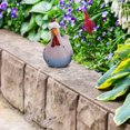 thumbnail image 4 of Estatua Decorativa Exquisita Pollo Ojos Grandes Suministros Jardín Pies Largos Impermeables para Plantas Maceta Flores, 4 of 9