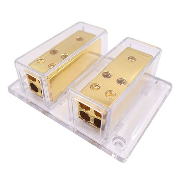 Car Audio Amplifier Power Distribution Block 2 in 8 Out Way Power