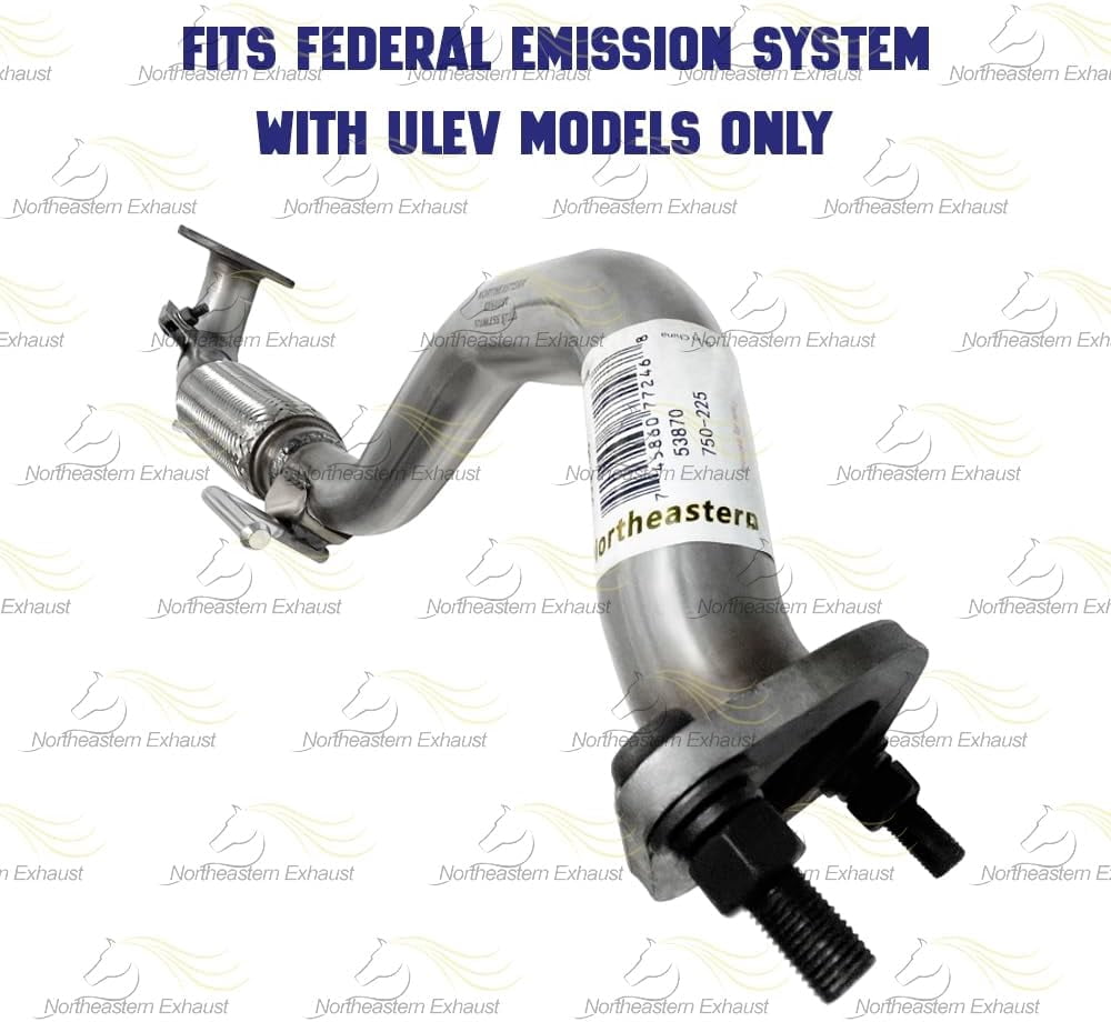 Northeastern Exhaust Stainless Steel Front Flex Pipe Fits 2007–2012 Hyundai Elantra 2.0L Federal Emission – Direct Fit
