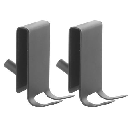 

2pcs With Foam Rubber Over Door Hook Heavy Duty Glass Wall Bathroom Accessories