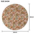 thumbnail image 6 of Patchwork Chicken Pattern Round Tablecloth 60"x60",Wrinkle Wipeable Table Cloth for Kitchen Dining Room Picnic Patio Party, 6 of 6