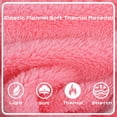 thumbnail image 4 of Vestido para perro Sebaoyu, suéter de invierno cálido de forro polar con capucha, rosa, XS, 4 of 7