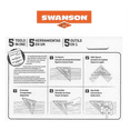 thumbnail image 2 of Swanson Tool Co 8" Gray Composite High Impact Polystyrene Speedlite Speed Square, Model T0112, 2 of 6