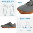 thumbnail image 4 of RURAN Padgene Wide Barefoot Minimalist Shoes for Women Men| Zero Drop Sole| Width Fashion Sneaker Wide Toe Box Cross-Trainer Lightweight Walking Casual Comfortable Running Shoes, 4 of 10