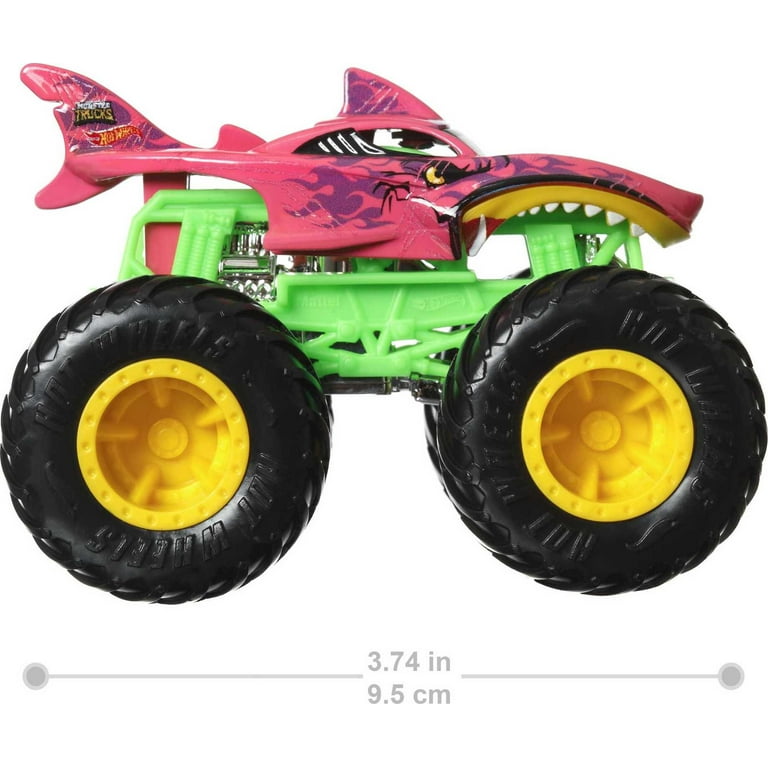 Hot Wheels Monster Trucks 1:64 Color Shifters 3-Pack, Toy Trucks For Kids