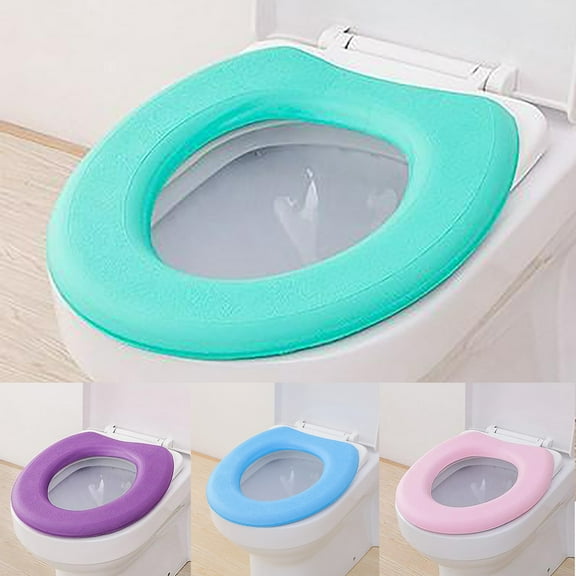 Travelwant Toilet Seat Cover Waterproof Cushion Washable Reusable U-Shape Mat Pad Waterproof EVA Toilet Seat Cushion, Suitable for Most Sizes of Bathroom Toilet Cover