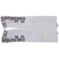 thumbnail image 5 of Cuello Falso Blanco Elegante y Desmontable con Piedras de Cristal para Blusas de Mujeres, 5 of 5