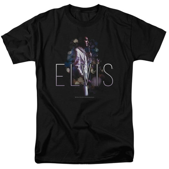 Elvis Presley Dream State Adult 18/1 T-Shirt Black