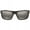 Black, variant on Oakley Men's OO9367 Drop Point Rectangular Sunglasses, Matte Black/Grey