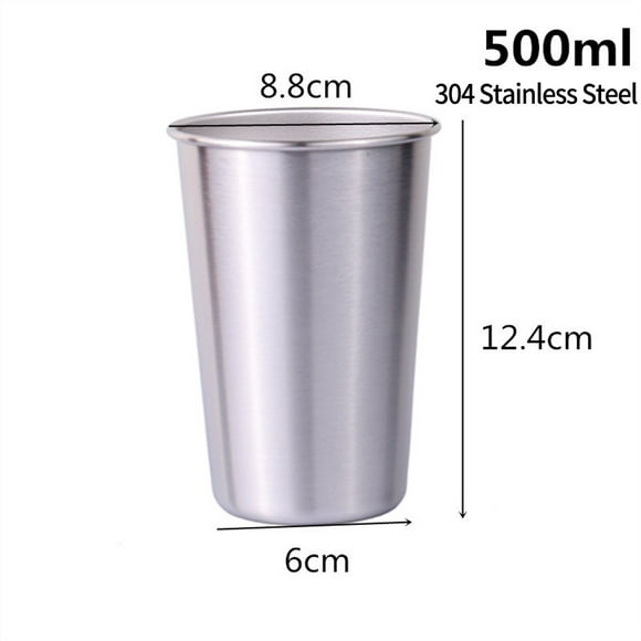 Stainless Steel Mugs 230/360/500/600ml Bar Coffee Shop Tea Cups Coffee Mugs Wine Beer Milk Cups For Home Kitchen Bar Supplies