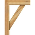 thumbnail image 3 of Ekena Millwork 6"W x 22"D x 30"H Traditional Block Rough Sawn Bracket w/ Offset Brace, Western Red Cedar, 3 of 25