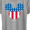 thumbnail image 3 of Disney - Mickey Silhouette American Flag - Women's Short Sleeve Graphic T-Shirt, 3 of 5