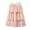 Pink, variant on Baby Girls Skirts Solid High Waist Tiered Ruffle Tulle Long Skirt Spring Elegant Skirt