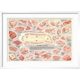 thumbnail image 2 of Art.com Pork Cuts Chart Art Print, White Frame Wall Art, 29" x 21", 2 of 5