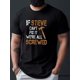 thumbnail image 1 of Camiseta de cuello redondo con estampado "If Steve Can't Fix We're All Screwed" para hombre, ligera y transpirable, ideal para el día a día y para entrenar, la mejor opción para el verano., 1 of 7