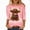 Pink, variant on Christmas Highland Cow Graphic Tee Shirt for Women Animals PrintXmas Santa T-Shirt, 3/4 Sleeve Funny Holiday P
