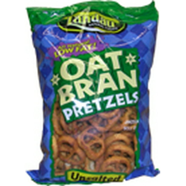 Landau Landau Kosher Oat Bran Pretzels Unsalted 8 Oz.