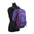 thumbnail image 6 of Fuel Unisex Triple Pocket Backpack, Galaxy Print, 6 of 6