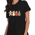 thumbnail image 3 of Christmas Shirts for Women Christmas Tree T-Shirt Letter Graphic Tees Tops, 3 of 6