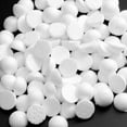 thumbnail image 4 of ziyahi 100pcs 20mm White Modelling Craft Polystyrene Foam Balls Hemispheres, 4 of 4