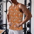 thumbnail image 5 of Fotbe Halloween Mummy Pattern Men's Quick Dry Workout Tank Top Gym Muscle Tee Fitness Bodybuilding Sleeveless T Shirt Breathable Workout Shirt-3X-Large, 5 of 9