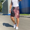 thumbnail image 3 of Daiia Electric Skeleton Surrealism Mens Woven Stretch Pajama Short,Short Pajama Pants-X-Large, 3 of 7