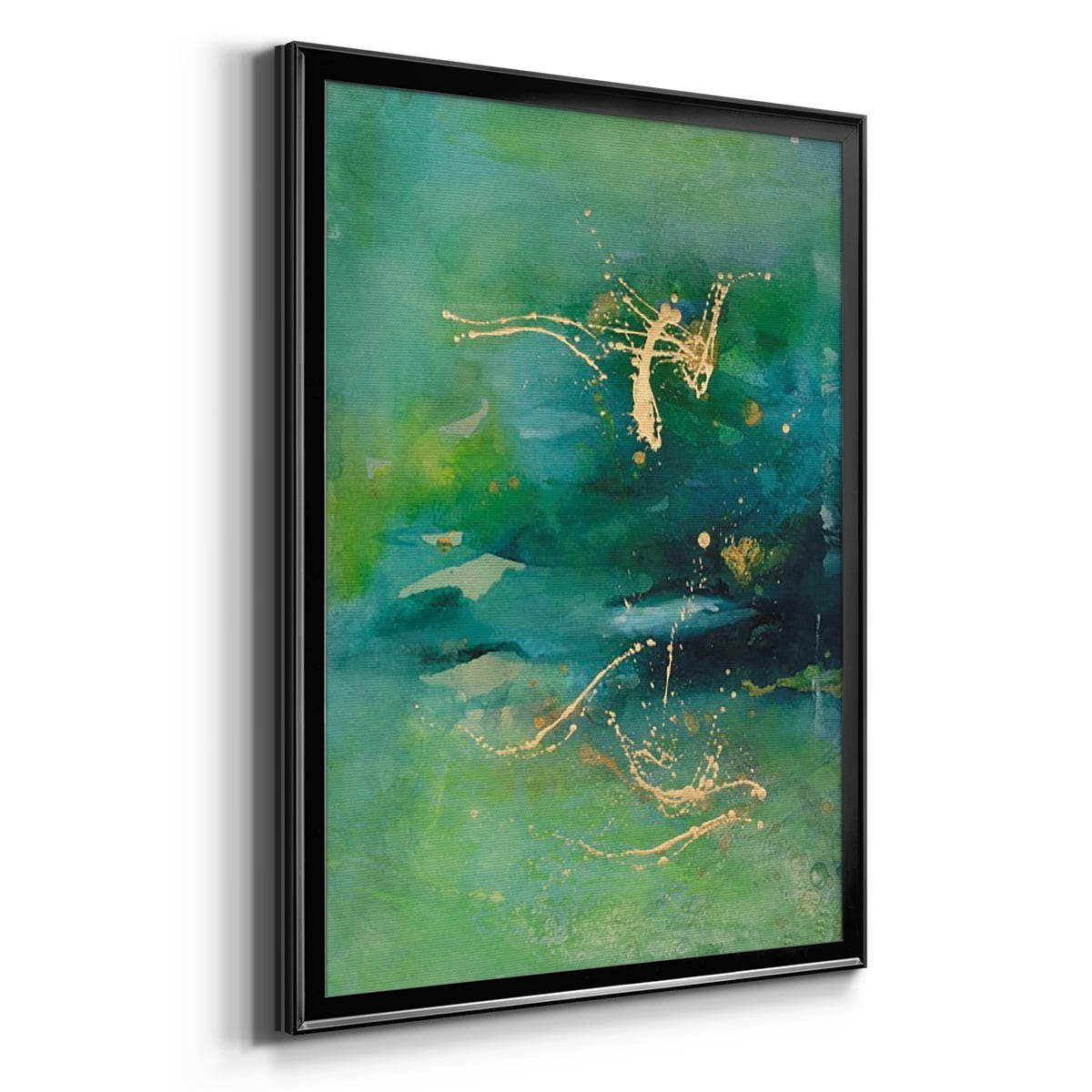 Peaceful Diptych II Premium Framed Print, in Gold, Black, or Silver - Ready to Hang