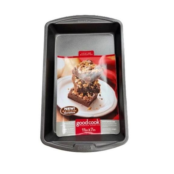 Goodcook Everyday Nonstick Steel Oblong Pan, 7" x 11", Gray