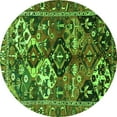 thumbnail image 1 of Ahgly Company Indoor Round Persian Green Traditional Area Rugs, 7' Round, 1 of 1