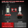 thumbnail image 3 of For GMC Acadia 2016 2017 2018 LED Combo 9012 Headlight + H11 Fog Light Bulbs Kit Super Bright White 4x, 3 of 16