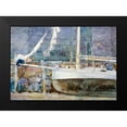 thumbnail image 2 of Hassam, Childe 18x14 Black Modern Framed Museum Art Print Titled - Drydock-Gloucester, 2 of 5
