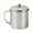 Medium, variant on 304 Stainless Steel Mouth Cup with Handle Water Cup with Lid Cup Teapot Small Cup of Water for Coffee, Milk, Juice, Tea and Cold or Hot Drinks