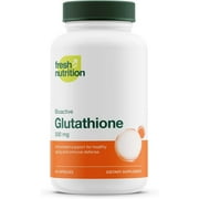 Fresh Nutrition Glutathione Supplement - Strongest DNA Verified - 500mg 90 Caps