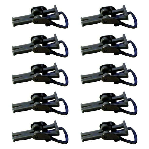 10 piezas de acoplador de tren, accesorios de tren de gancho, acoplador de tren de Hobby de 1,8 cm para accesorios DIY de vagones de carga a escala