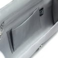 thumbnail image 4 of Elegant Pleated Satin Flap Rhinestones Bow Clutch Evening Bag, 4 of 4