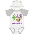 thumbnail image 3 of Inktastic Half Birthday 6 Months Baby Monkey Boys or Girls Baby Bodysuit, 3 of 5